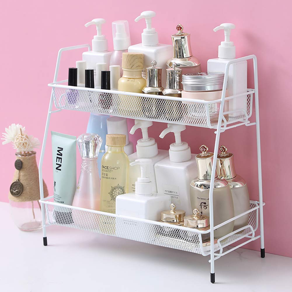 2-Tier Metal Kitchen & Bathroom Rack.