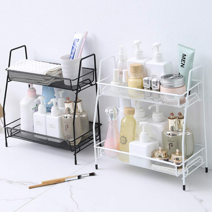 2-Tier Metal Kitchen & Bathroom Rack.