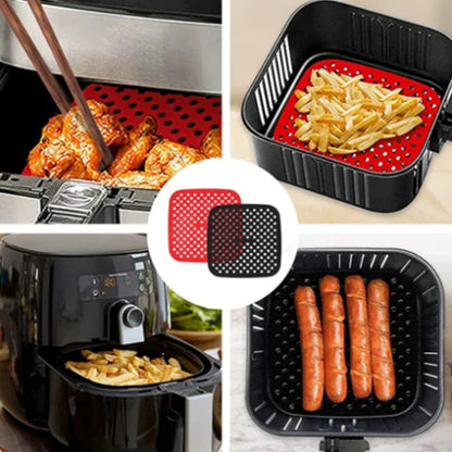 1Pc Silicon Air Fryer Baking Mat