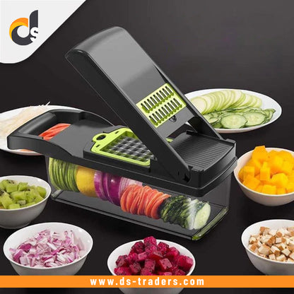 16 in 1 Vegetable Mandoline Slicer Food Chopper Kitchen Tool